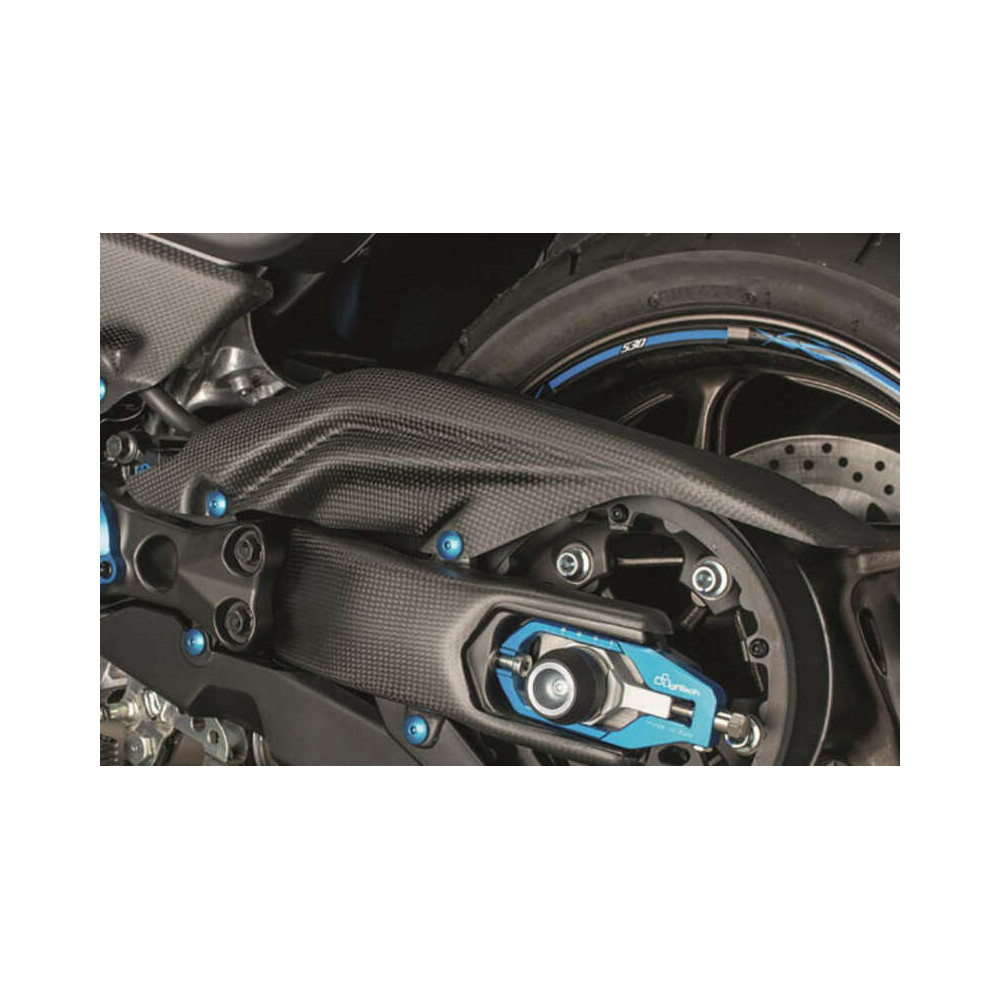 Carter de courroie LIGHTECH carbone mat Yamaha T-Max 530