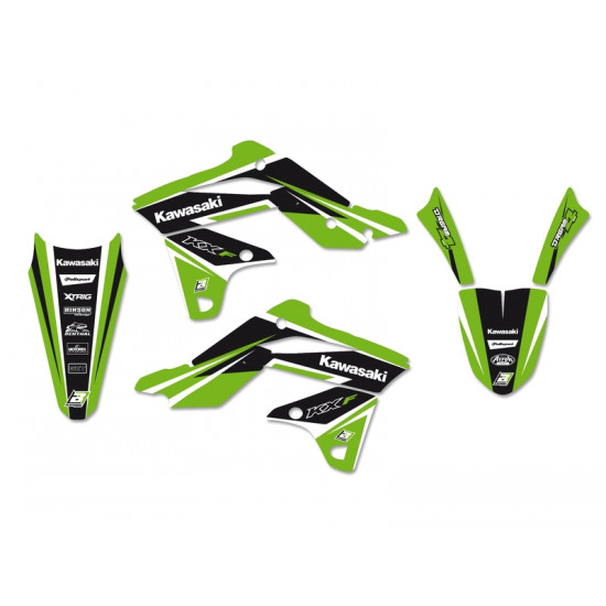 Kit déco BLACKBIRD Dream Graphic 4 Kawasaki KX250F