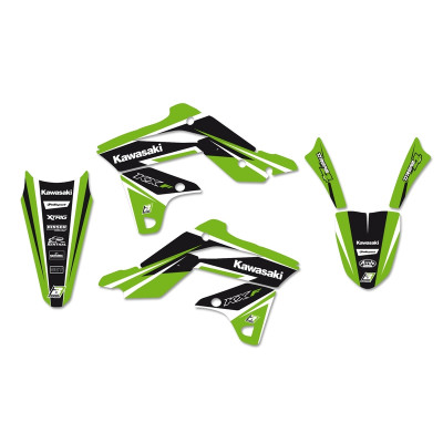 Kit déco BLACKBIRD Dream Graphic 4 Kawasaki KX250F