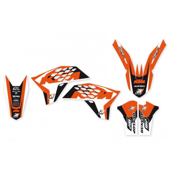 Kit complet BLACKBIRD Dream Graphic 4 Kawasaki KX125/250