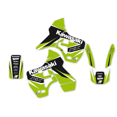 Kit déco BLACKBIRD Dream Graphic 4 Kawasaki KX500