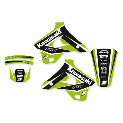 Kit déco BLACKBIRD Dream Graphic 4 Kawasaki KX125/250