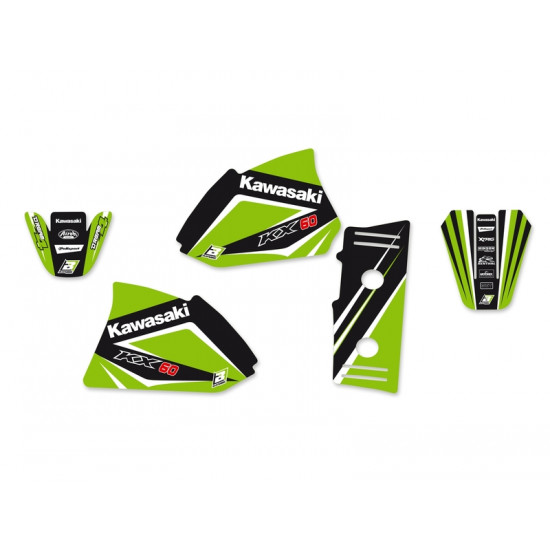 Kit déco BLACKBIRD Dream Graphic 4 Kawasaki KX60