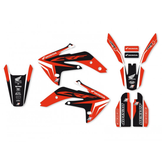 Kit déco BLACKBIRD Dream Graphic 4 Honda CRF150R