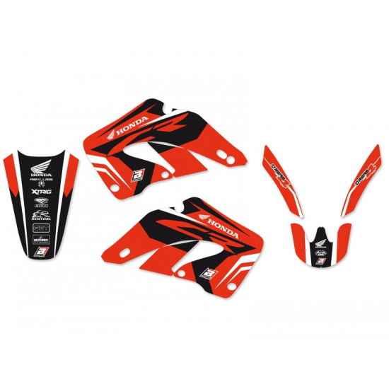 Kit déco BLACKBIRD Dream Graphic 4 Honda CR125/250R