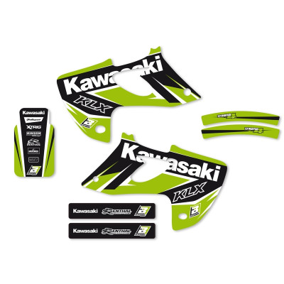 Kit déco BLACKBIRD Dream Graphic 4 Kawasaki KLX250