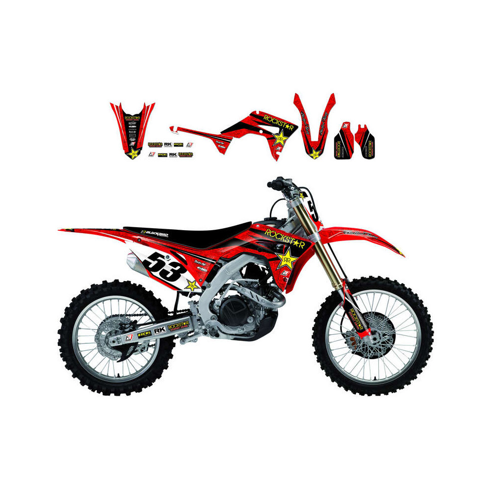 Kit déco BLACKBIRD Rockstar Energy Honda CRF450R/250R