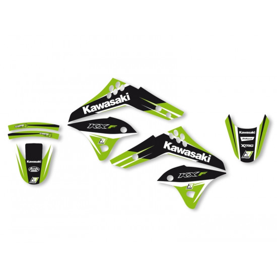 Kit déco BLACKBIRD Dream Graphic 4 Kawasaki KX250F