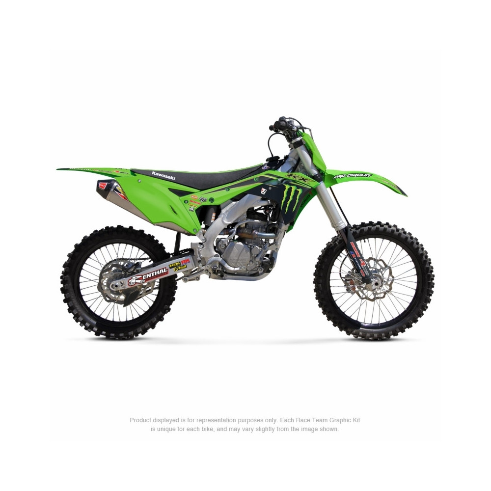 Kit déco PRO CIRCUIT Team Monster Energy 2020 Kawasaki KX450