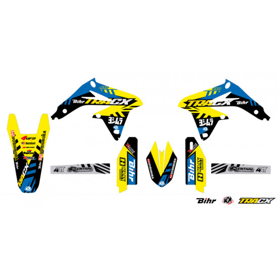 Kit déco KUTVEK Tracx jaune Suzuki RM-Z450