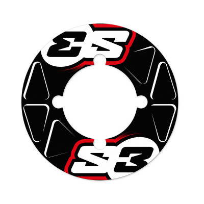 Stickers de couronne S3 46/48 dents rouge