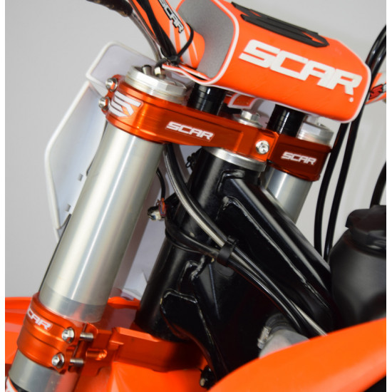 Té de fourche SCAR Offset origine orange KTM EXC/EXC-F