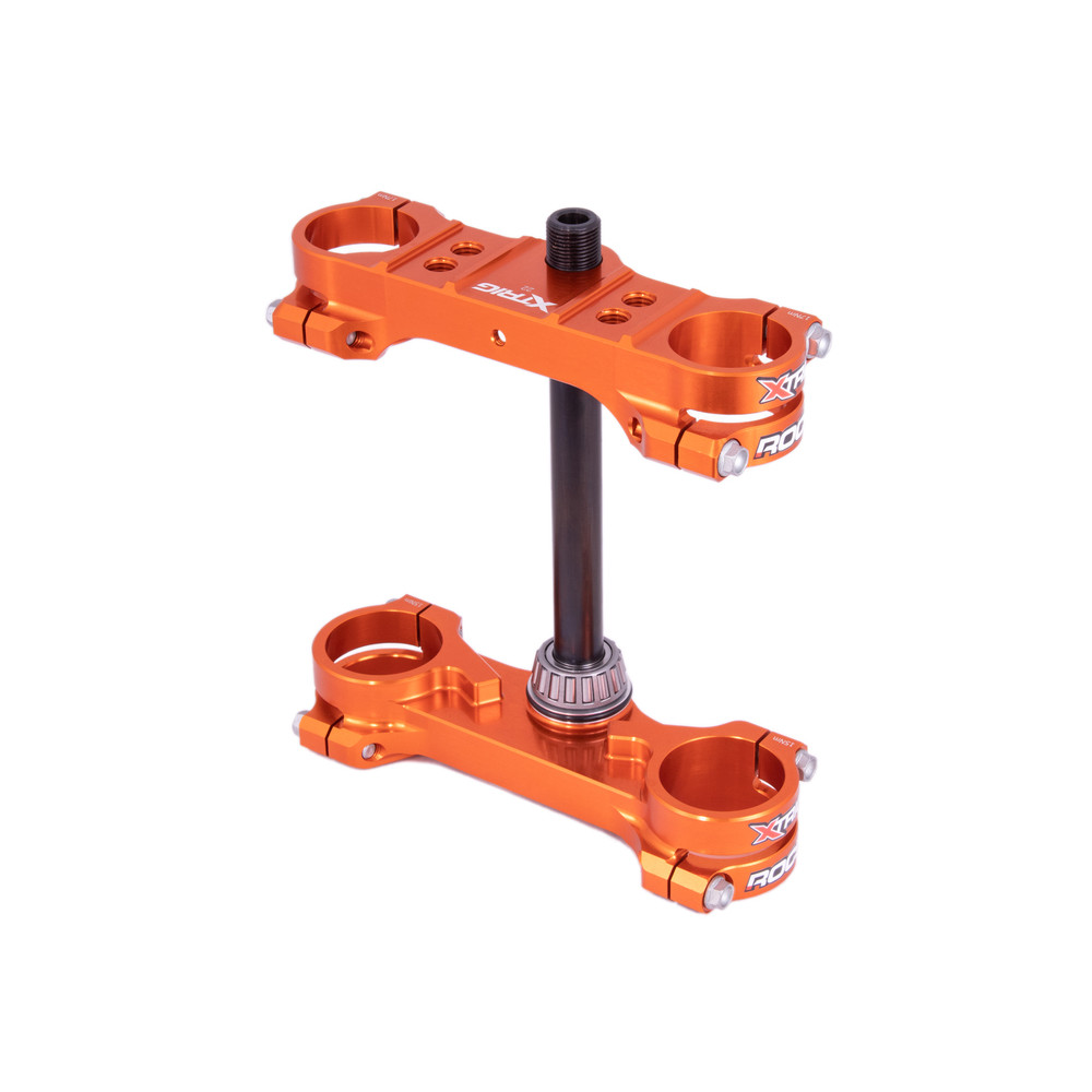 Té de fourche XTRIG Rocs Tech Offset 22 mm - orange KTM SX65