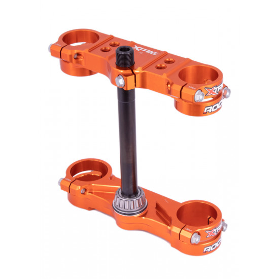 Té de fourche XTRIG Rocs Tech Offset 22 mm - orange KTM SX65