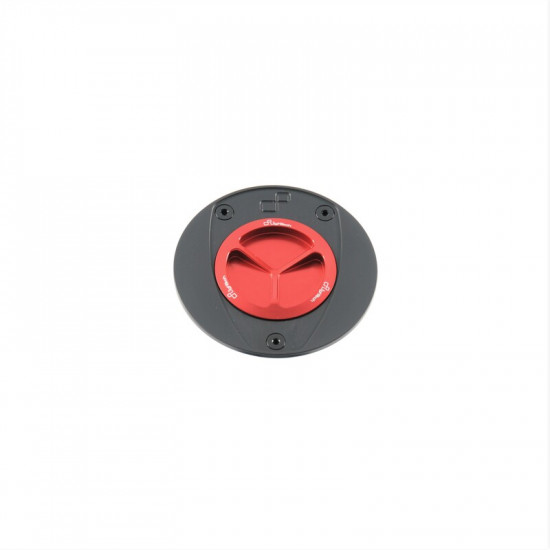 Bouchon de réservoir LIGHTECH aluminium à vis - rouge