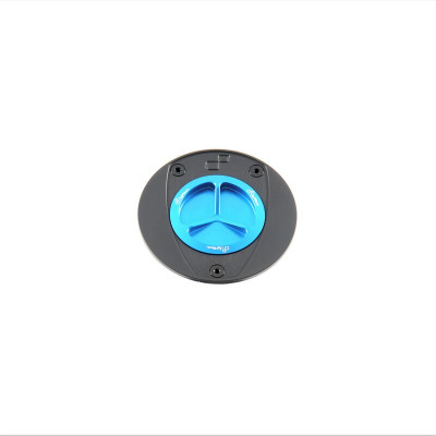 Bouchon de réservoir LIGHTECH aluminium à vis - cobalt