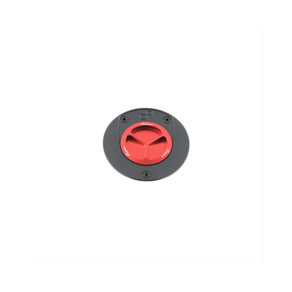 Bouchon de réservoir LIGHTECH aluminium à vis - rouge