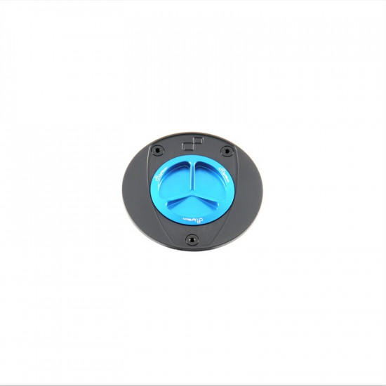 Bouchon de réservoir LIGHTECH aluminium à vis - cobalt