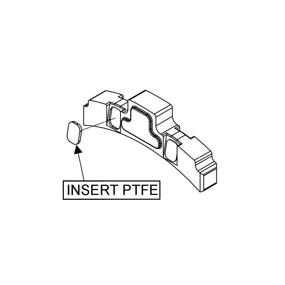 Pièce détachée REKLUSE Insert Teflon embrayage TT x24