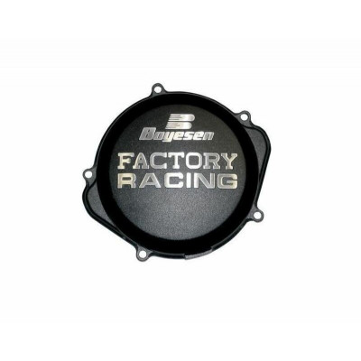 Couvercle de carter d'embrayage BOYESEN Factory Racing noir Honda CRF450R