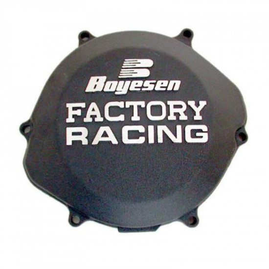 Couvercle de carter d'embrayage BOYESEN Factory Racing noir Honda CR250R