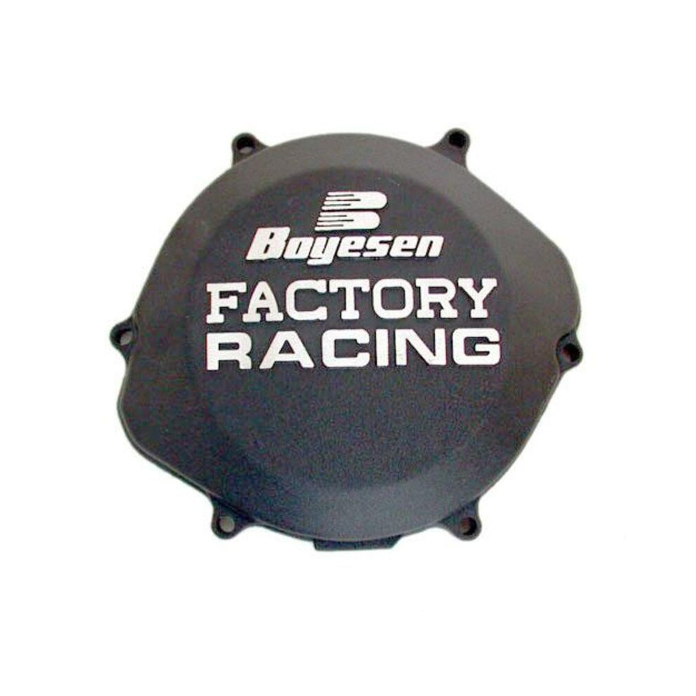 Couvercle de carter d'embrayage BOYESEN Factory Racing noir Honda CR250R