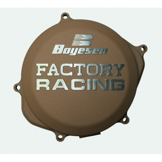 Couvercle de carter d'embrayage BOYESEN Factory Racing magnésium Kawasaki KX125