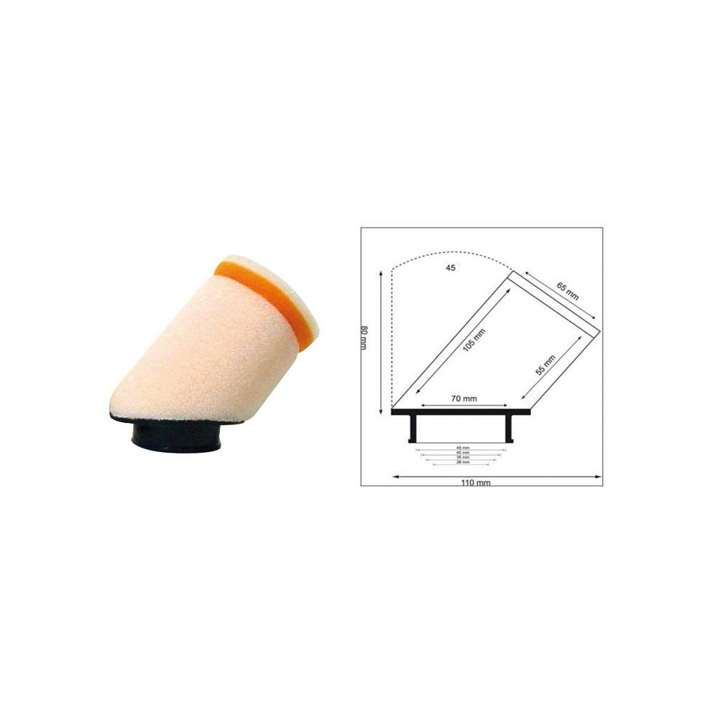 Filtre à air cylindrique TWIN AIR - 158977