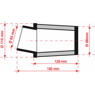Filtre à air BMC conique Ø65mm - FBSA65-128
