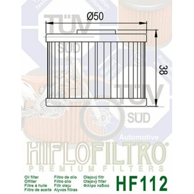 Filtre à huile HIFLOFILTRO - HF112