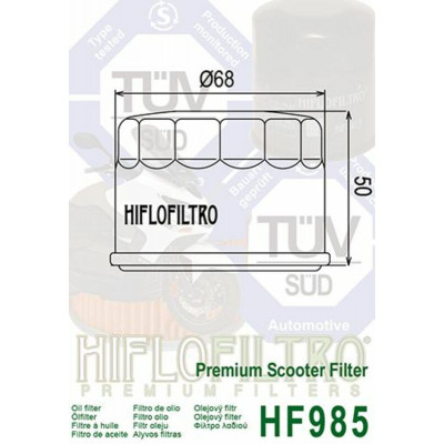 Filtre à huile HIFLOFILTRO - HF985