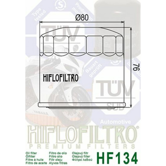 Filtre à huile HIFLOFILTRO - HF134 Suzuki