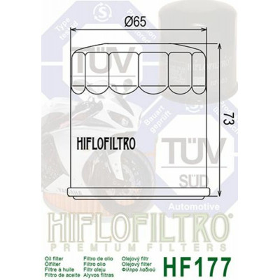 Filtre à huile HIFLOFILTRO - HF177 Buell