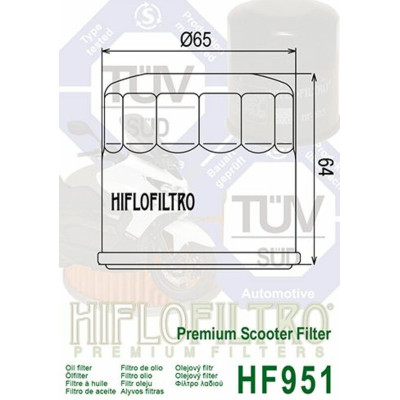 Filtre à huile HIFLOFILTRO - HF951