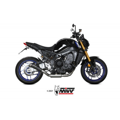 Ligne complète MIVV X-M1 - Steel Black/inox Yamaha MT-09/SP/FZ-09