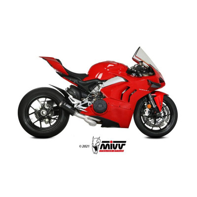 Ligne complète MIVV MK3 Evo titane/carbone - Ducati Panigale V4