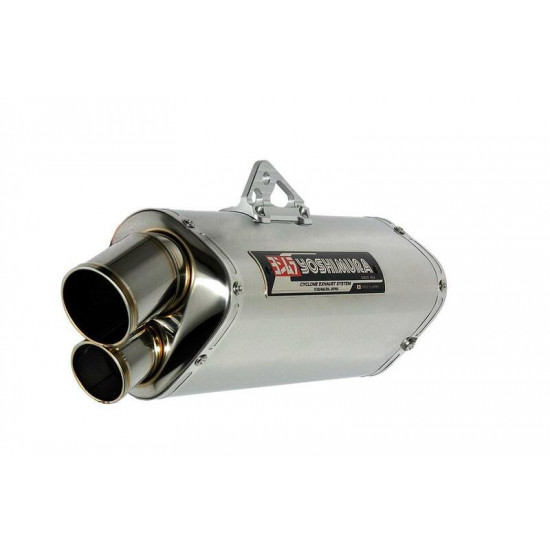 SILENCIEUX DE RECHANGE GAUCHE YOSHIMURA TRI-OVAL 2 INOX POUR SUZUKI