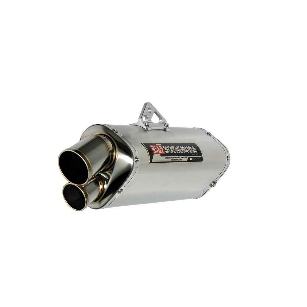 SILENCIEUX DE RECHANGE GAUCHE TRI-OVAL 2 INOX YOSHIMURA POUR SUZUKI / NOUVEAU DESIGN