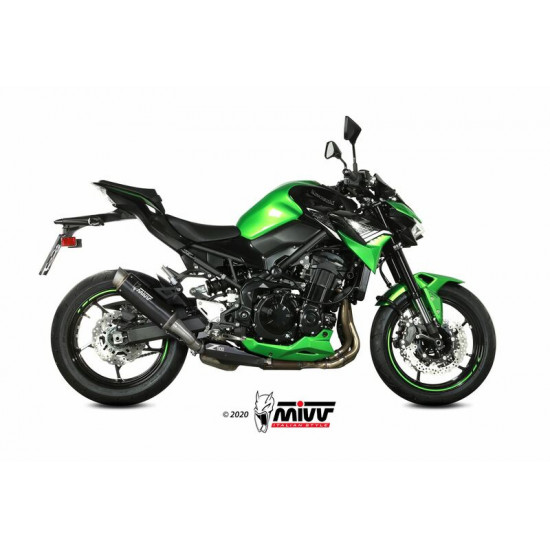 Silencieux MIVV GP Pro Steel Black/casquette inox Kawasaki Z900