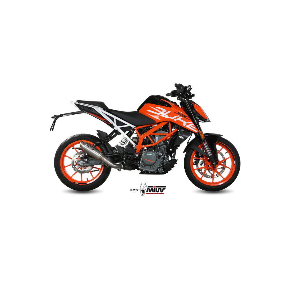 Silencieux MIVV M2 inox KTM 390 Duke