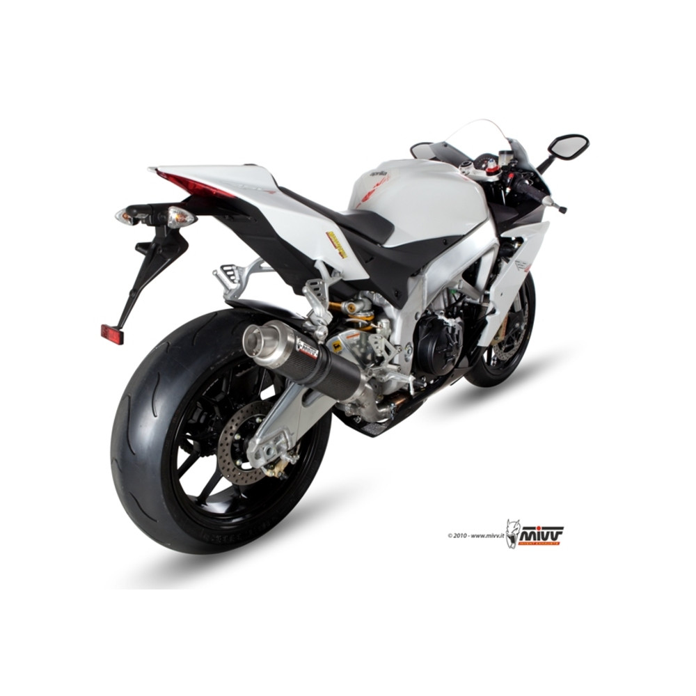 Silencieux MIVV GP carbone Aprilia RSV4/RSV1000/Tuono