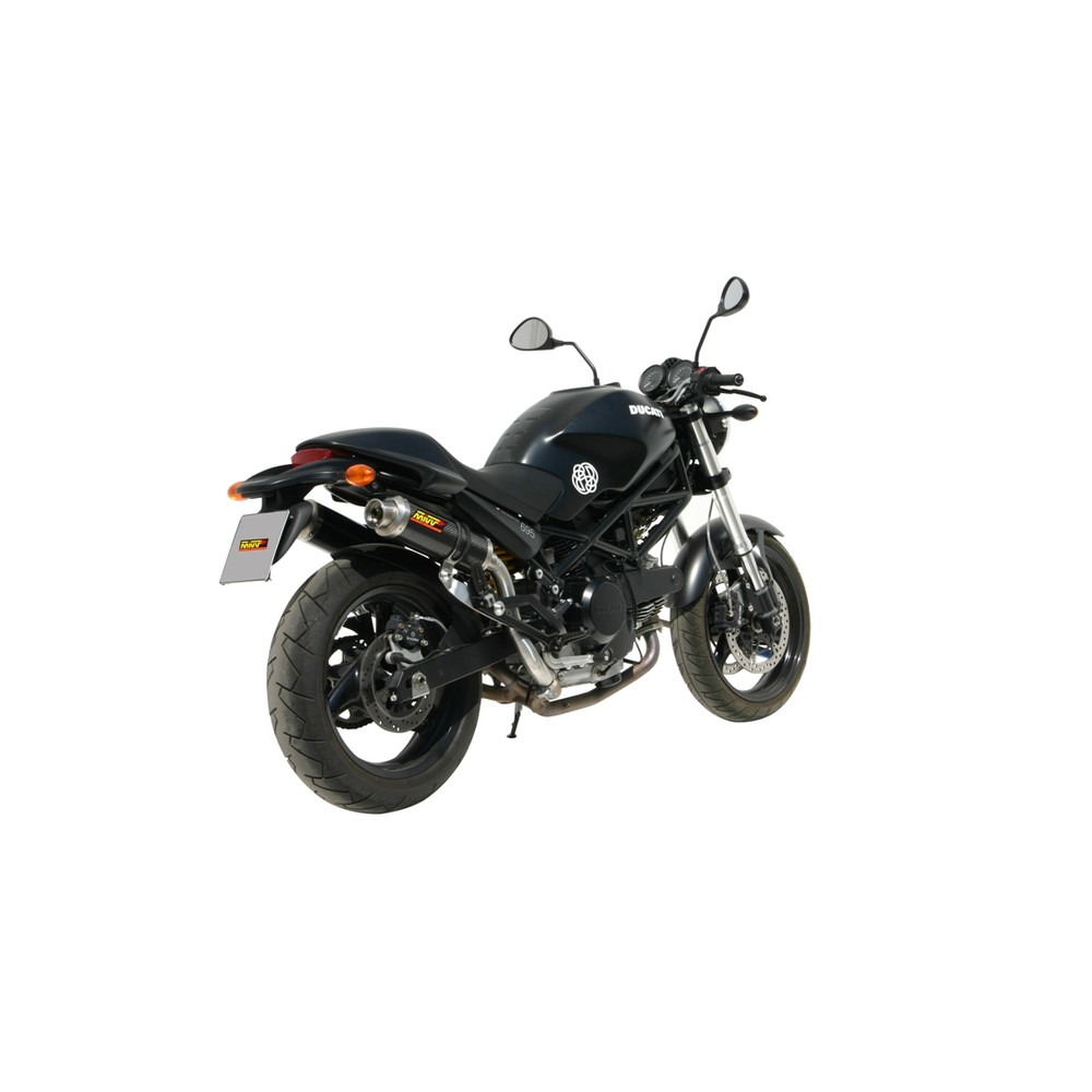 Silencieux double MIVV Oval Classic carbone Ducati Monster 695