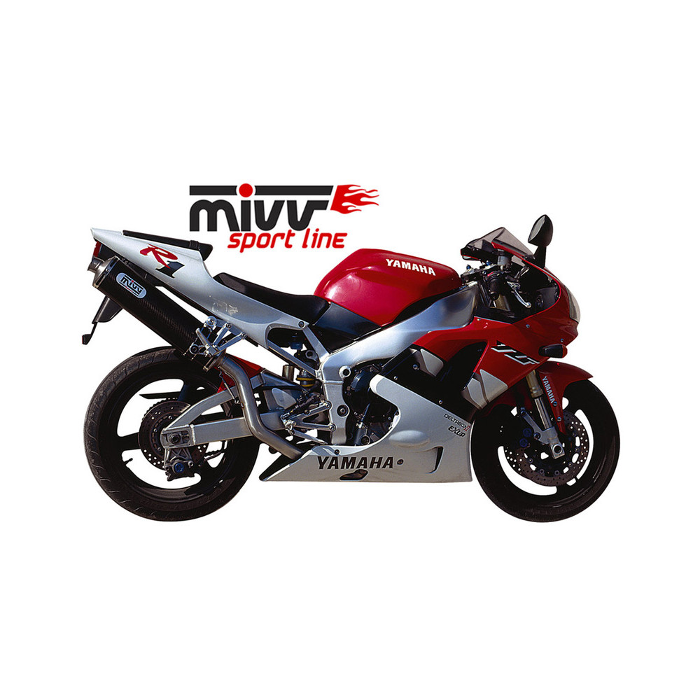 Silencieux MIVV Oval Classic carbone Yamaha YZF-R1