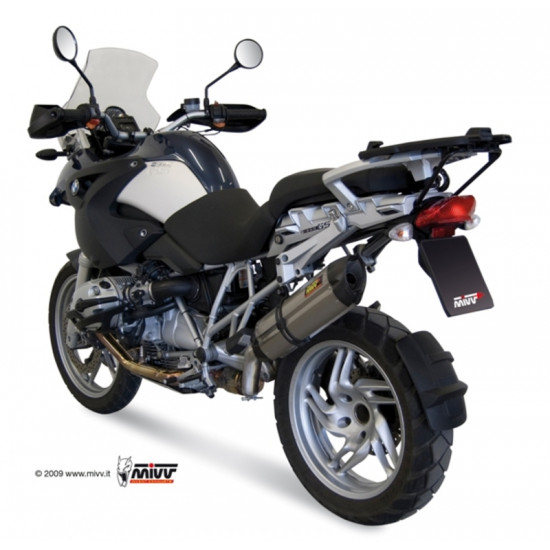 Silencieux MIVV Suono inox/casquette carbone BMW R1200GS