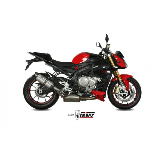 Silencieux MIVV Suono inox/casquette carbone BMW S1000R