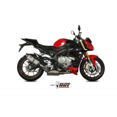 Silencieux MIVV Suono inox/casquette carbone BMW S1000R