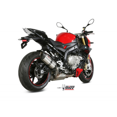 Silencieux MIVV Suono inox/casquette carbone BMW S1000R