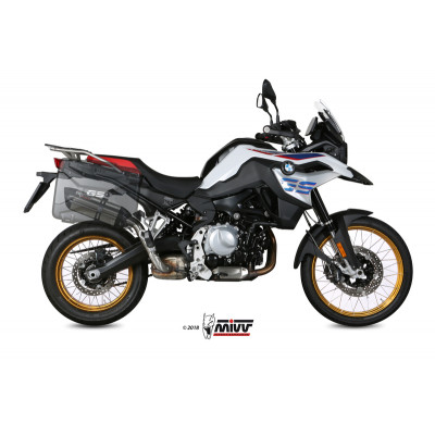 Silencieux MIVV Suono inox/casquette carbone BMW F850GS