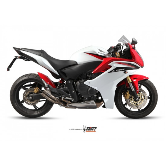 Silencieux MIVV Double Gun full titane Honda CBR600F/CB600F