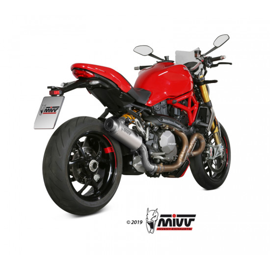 Silencieux MIVV GP Pro Titanium/casquette inox Ducati Monster 821